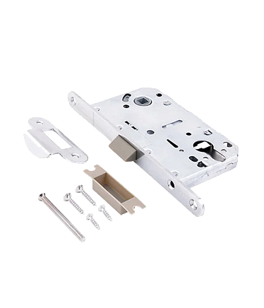 Замки Замок CODE DECO 5300P CYL CR хром под цилиндр пластиковый язычок 